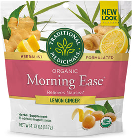 Morning Ease<sup>®</sup> Lemon Ginger Lozenges