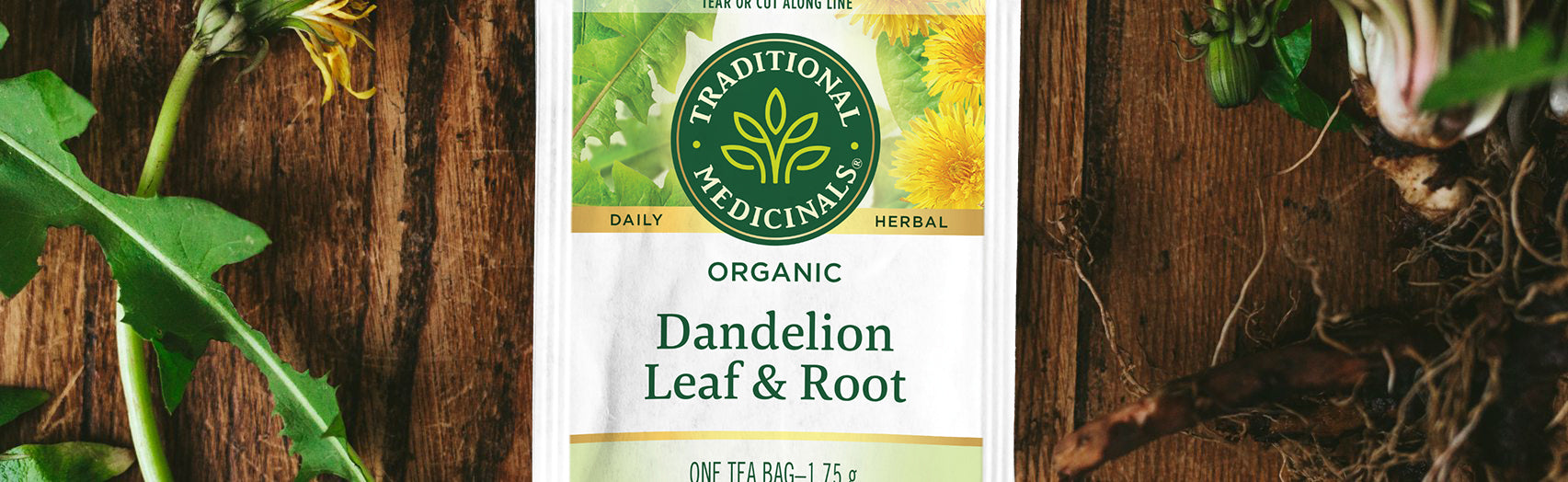 Organic Dandelion Leaf & Root Tea Bag